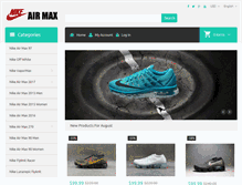 Tablet Screenshot of nikeairmax.us